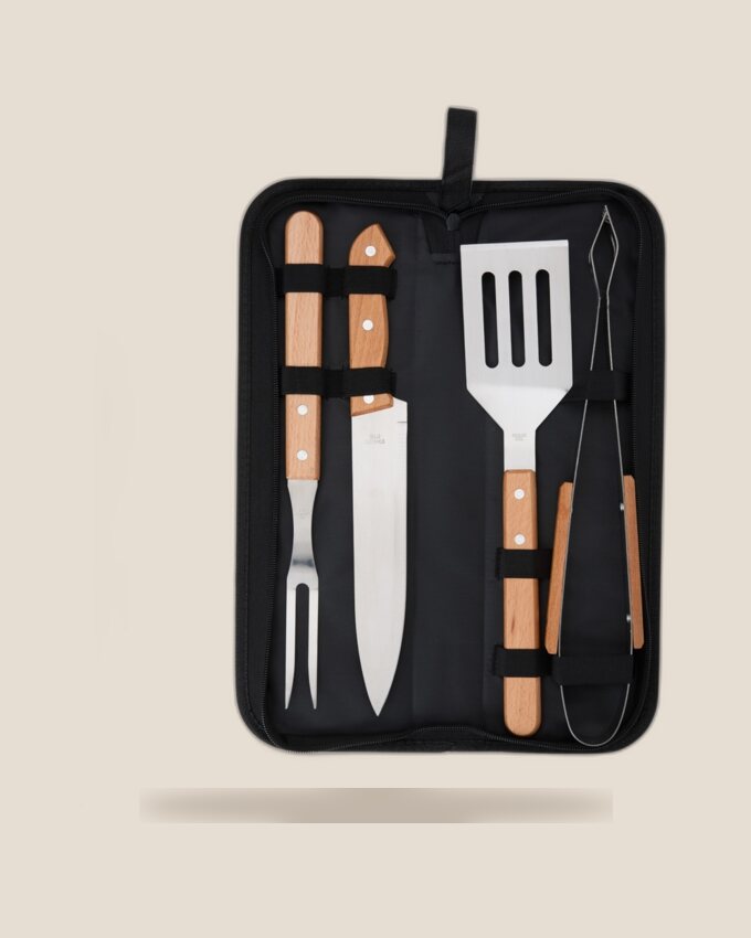 Kit churrasco 4 peças · faca 7